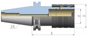 GEWINDESCHNEIDFUTTER SK 30 - M3-M14 - GR.1